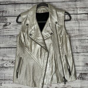 Karl Lagerfeld Leather Vest‎ Sz. M